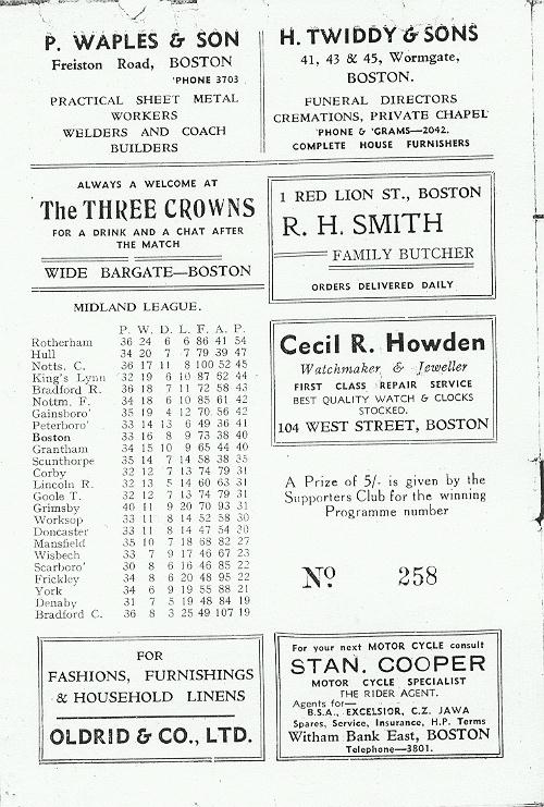 Programme Page 8 - 1954/5