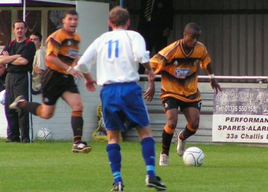 Danny Thomas on the attack